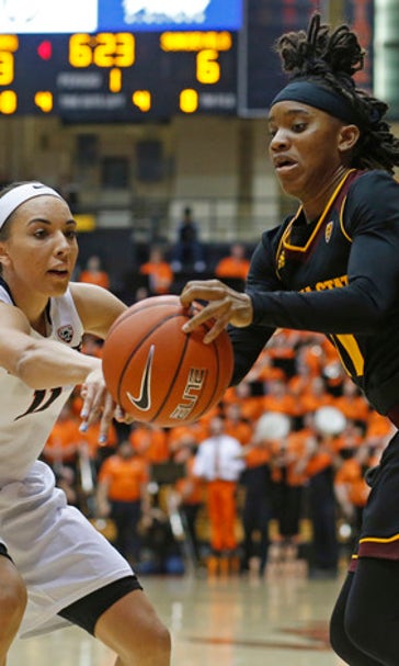 Weisner leads No. 9 Oregon St women past No. 8 Arizona St